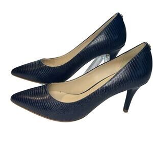 Cole Haan women's Gemma leather navy pointed toe  cushioned pumps size 7 1/2